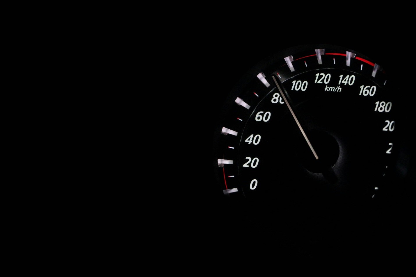 Speedometer symbolizing internet speed fluctuation