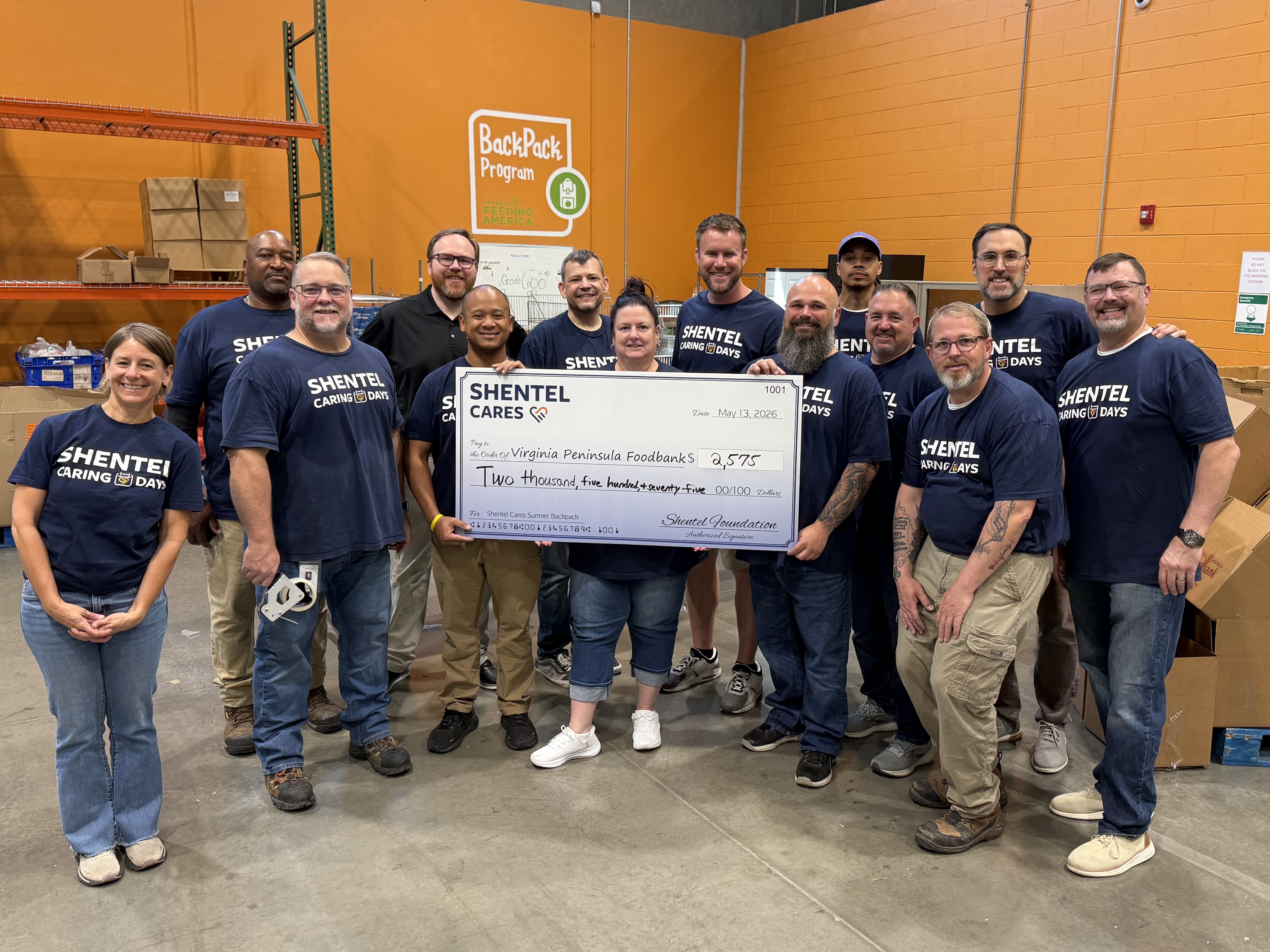 The Shentel Team giving back
